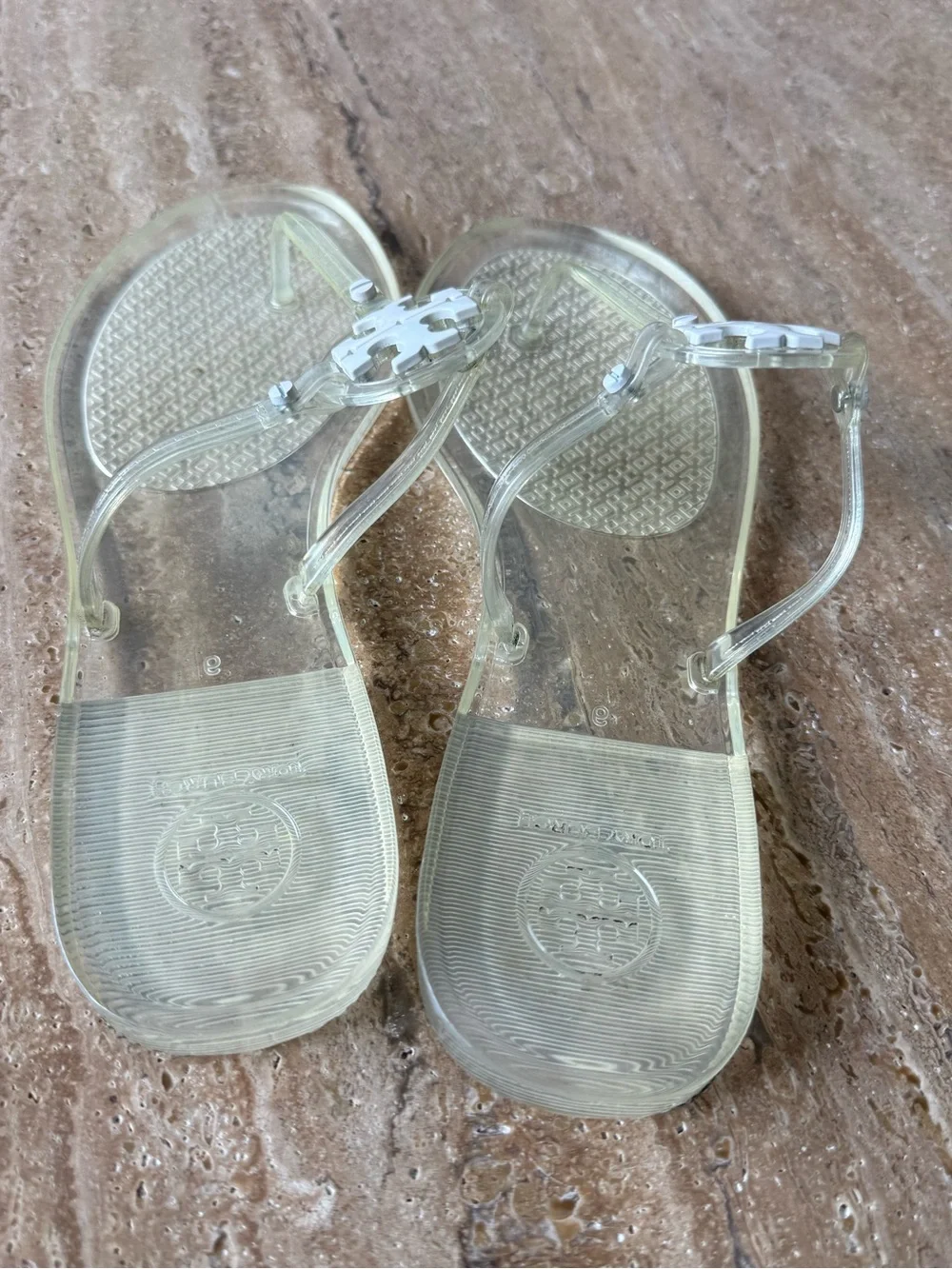 Tory Burch Mini Miller Jelly Thong Sandals size 9